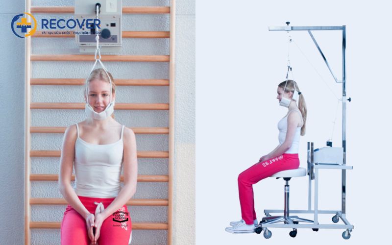 máy kéo giãn cột sống cổ